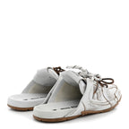 X NEW BALANCE Calfskin 530 SL Slip-On Sneaker Mules White