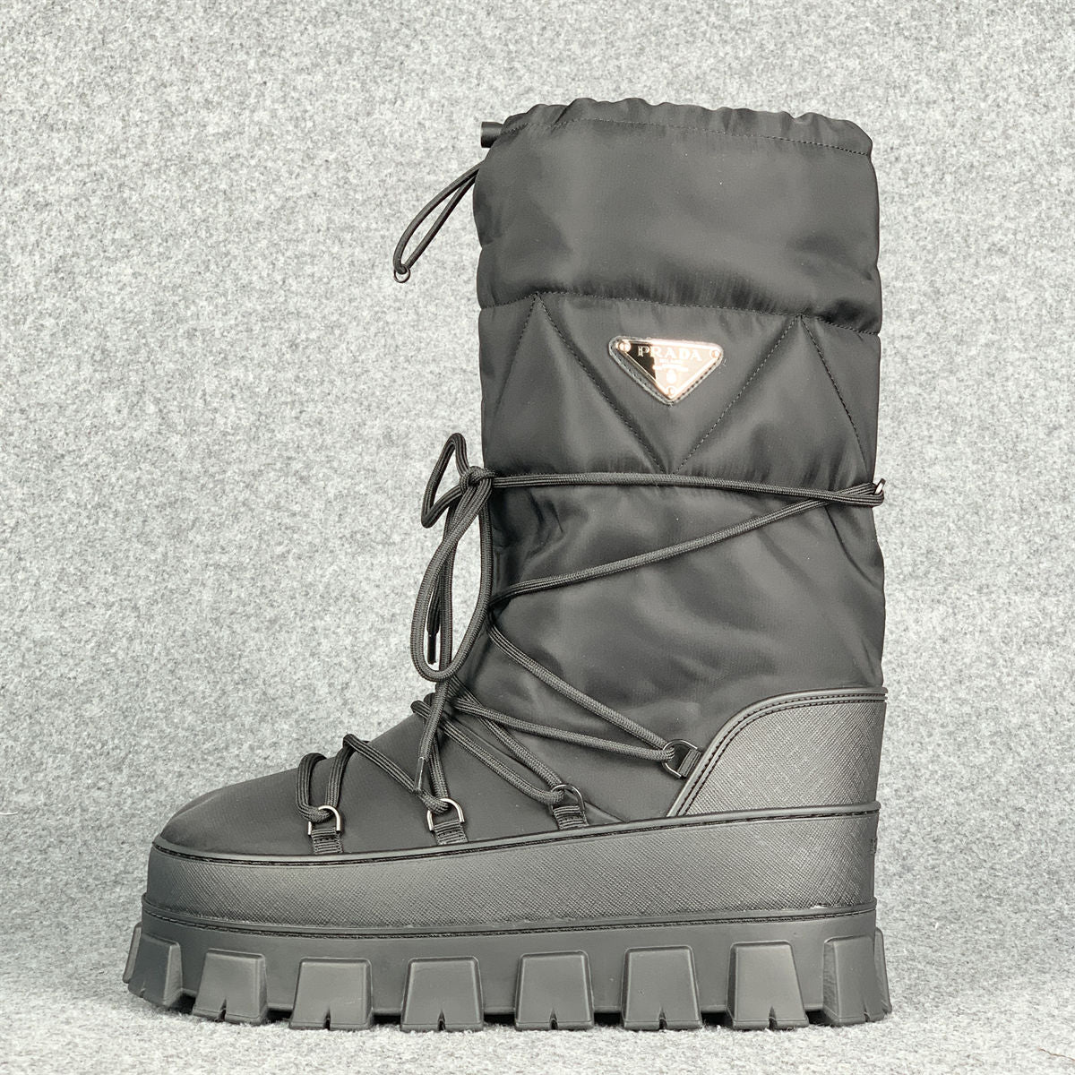 Prada Recycled Nylon Moon Boots