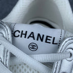 Chanel CC Logo Sneaker ‘Grey Silver’
