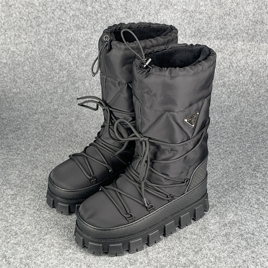 Prada Recycled Nylon Moon Boots