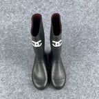 Chanel Rubber Rain Boots