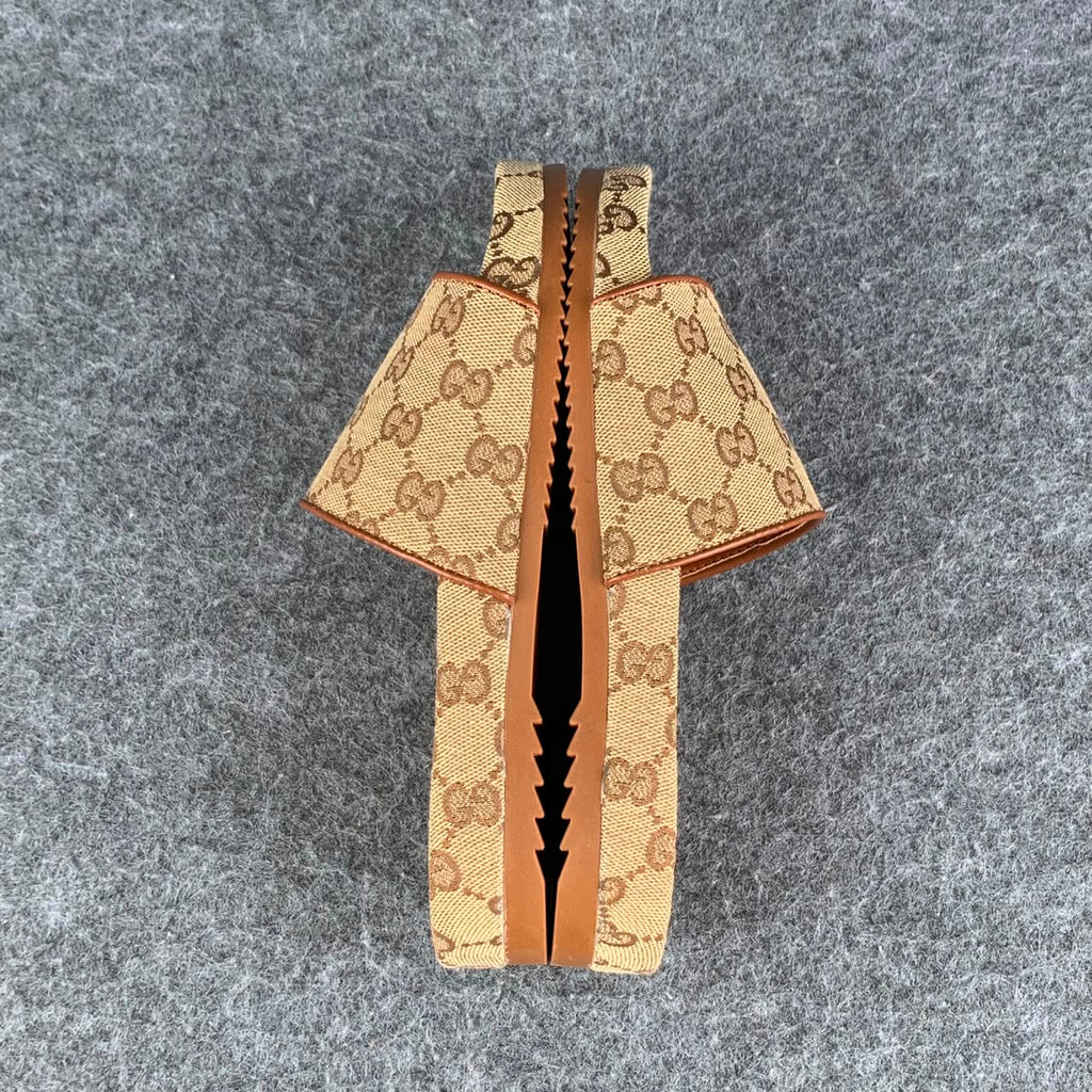 Gucci GG Cattern Canvas Slide Sandals