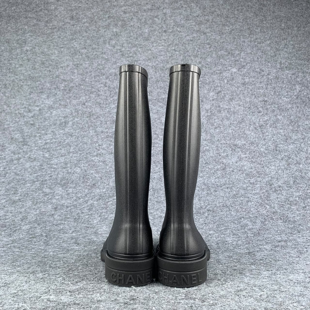Chanel Rubber Rain Boots