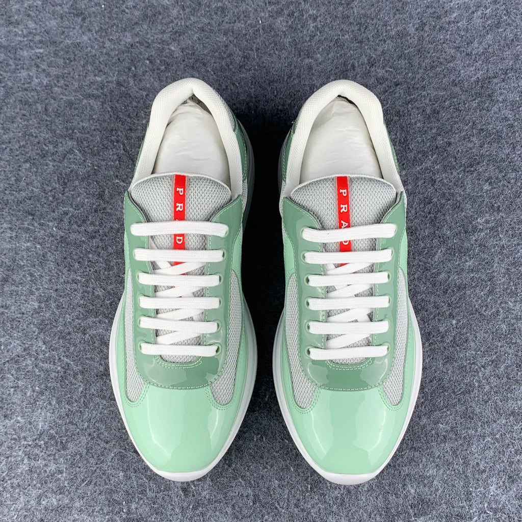 Prada America's Cup Sneakers 'Green White'