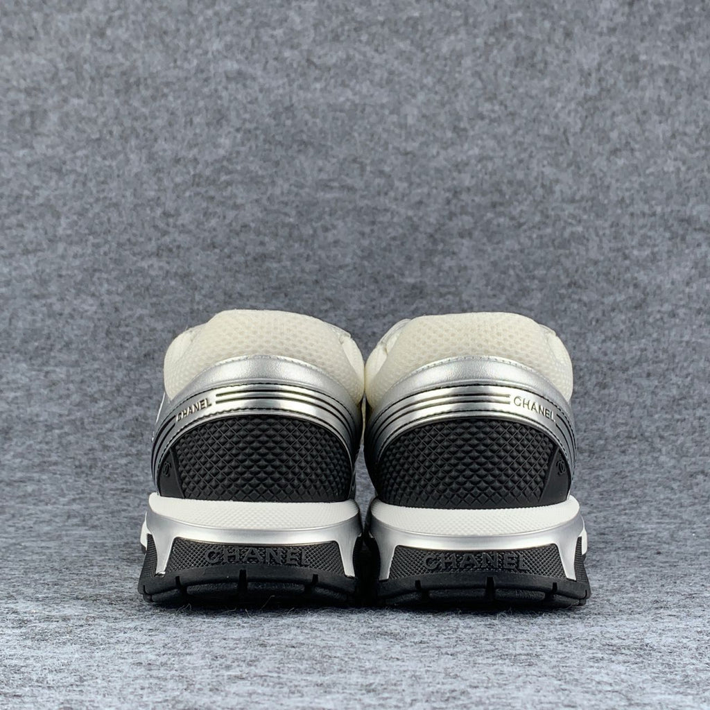 Chanel CC Logo Sneaker ‘Grey Silver’