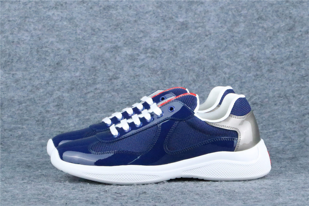 Prada America's Cup Sneakers 'Navy Blue Silver'