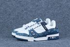 LV Trainer Monogram Denim 'White Blue' (B-Grade Version)