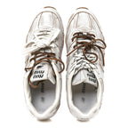 X NEW BALANCE Bleached Calfskin 530 SL SneakersWhite