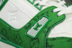 LV Trainer 'Green Monogram Denim'