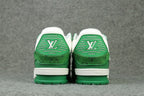 LV Trainer 'Green Monogram Denim'